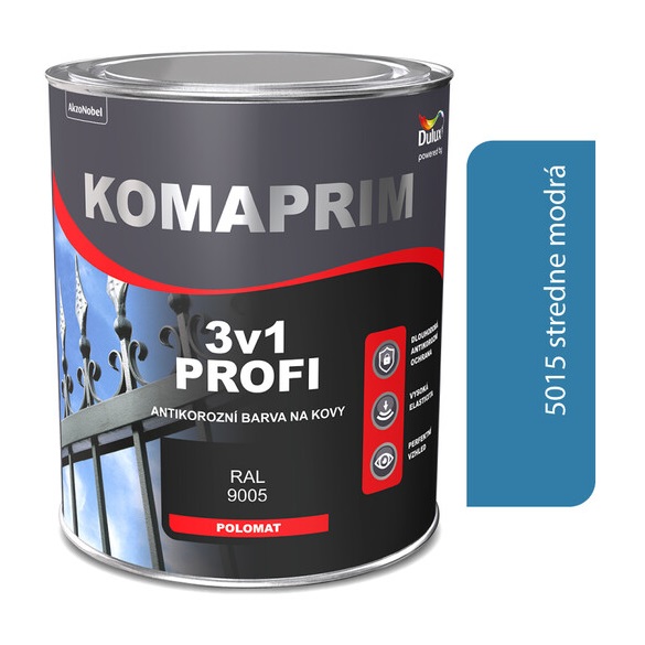 KOMAPRIM 3v1 PROFI RAL 5015 stredne modrá 0,75L