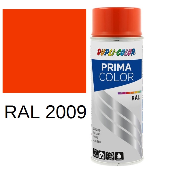 PRIMA COLOR RAL 2009 oranžová dopravná 400ml