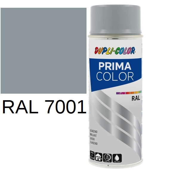 PRIMA COLOR RAL 7001 striebrošedá 400ml