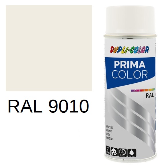 PRIMA COLOR RAL 9010 biela matná 500ml