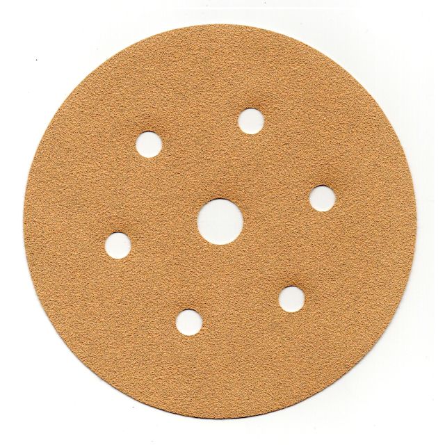 Kruhový brúsny papier P600 suchý zips 150mm 6+1 dier